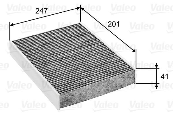715753 Filtr kabinowy przeciwpyłkowy, VALEO PROTECT VALEO