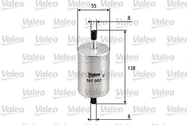 Filtr paliwa 587002 VALEO