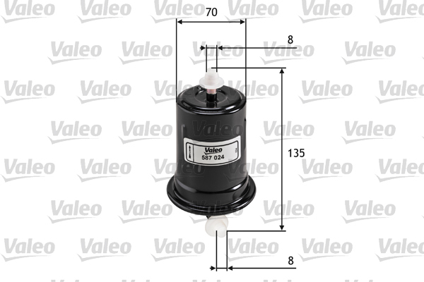 587024 Filtr paliwa VALEO