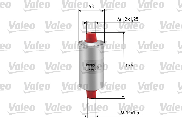 Filtr paliwa 587218 valeo