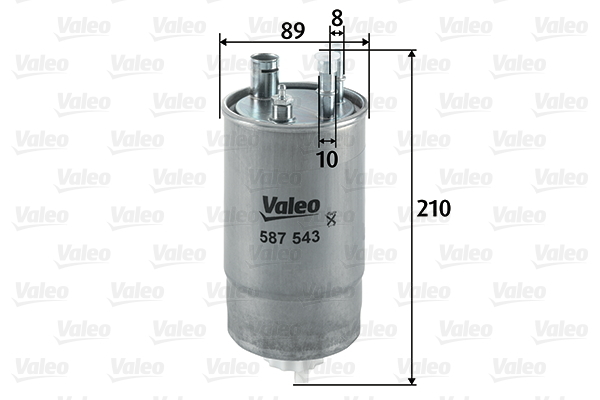 587543 Filtr paliwa VALEO
