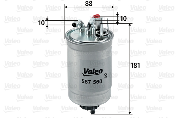 587560 Filtr paliwa VALEO