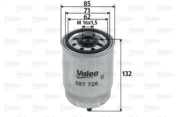 587726 Filtr paliwa VALEO