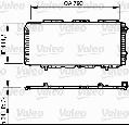 Chłodnica, układ chłodzenia silnika do Peugeota, 731611, VALEO w ofercie sklepu e-autoparts.pl 