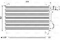 Chłodnica klimatyzacji - skraplacz do Mercedesa, 816891, VALEO w ofercie sklepu e-autoparts.pl 