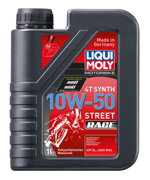 Olej, Motorbike 4T Synth 10W-50 Street Race do Hondy, P000259, LIQUI MOLY w ofercie sklepu e-autoparts.pl 