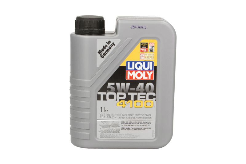 Olej silnikowy, Top Tec 4100 5W-40 TW do Opla, P000322, LIQUI MOLY w ofercie sklepu e-autoparts.pl 