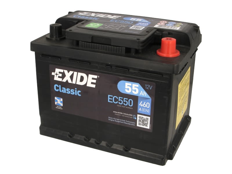 55Ah  (L-) do BMW, EC550, EXIDE w ofercie sklepu e-autoparts.pl 