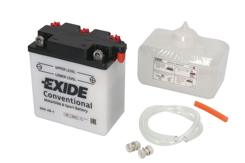 6Ah  (L-) do Hondy, 6N6-3B-1, EXIDE w ofercie sklepu e-autoparts.pl 