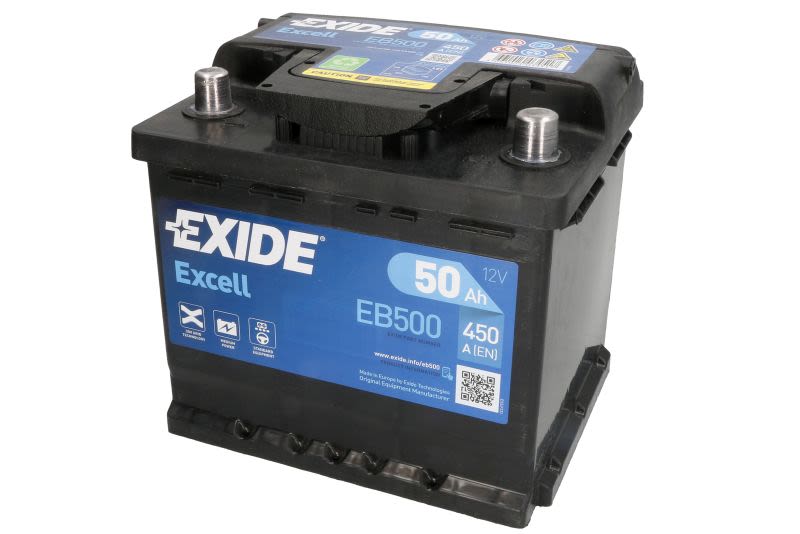 50Ah  (L-) do Opla, EB500, EXIDE w ofercie sklepu e-autoparts.pl 