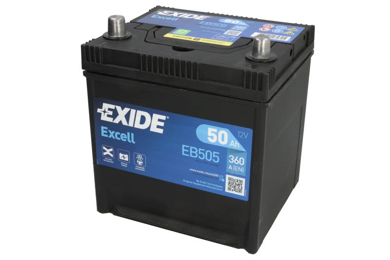 50Ah  (L+) , EB505, EXIDE w ofercie sklepu e-autoparts.pl 