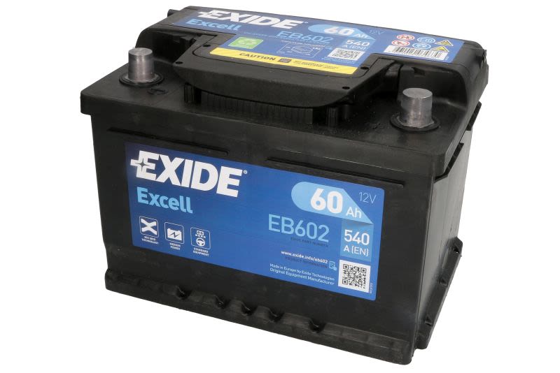 60Ah  (L-) do Forda, EB602, EXIDE w ofercie sklepu e-autoparts.pl 