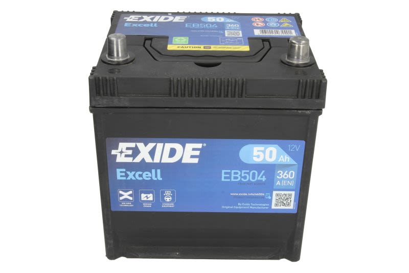 50Ah  (L-) do Hyundia, EB504, EXIDE w ofercie sklepu e-autoparts.pl 