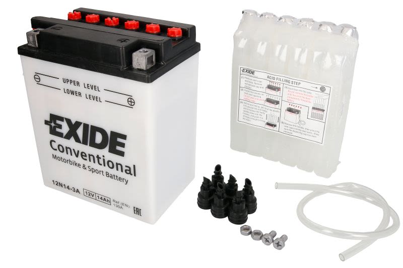 14Ah  (L-), 12N14-3A, EXIDE w ofercie sklepu e-autoparts.pl 