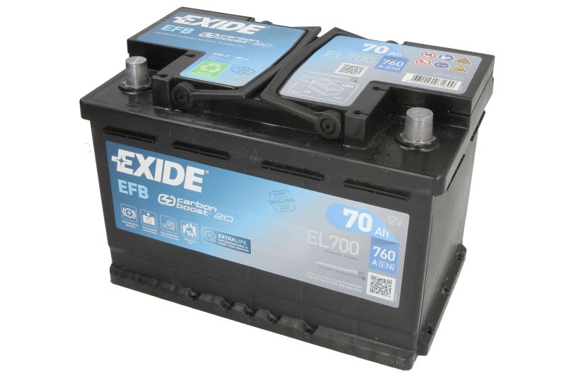 70Technologia EFB wynaleziona przez firmż Exide, Wybieraj tylkAh  (L-)  70Technolog do Opla, EL700, EXIDE w ofercie sklepu e-autoparts.pl 