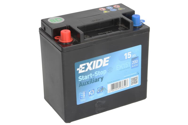 15Ah  (L+) do Jaguara, EK151, EXIDE w ofercie sklepu e-autoparts.pl 