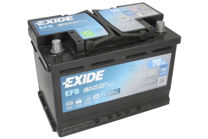 70Technologia EFB wynaleziona przez firmż Exide, Wybieraj tylkAh  (L-)  70Technolog do Opla, EL700, EXIDE w ofercie sklepu e-autoparts.pl 