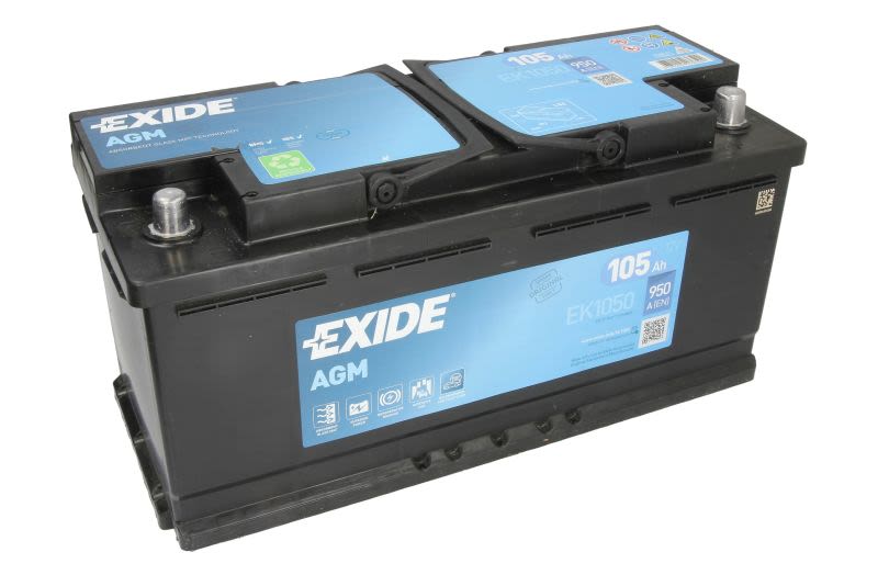 105Ah  (L-) do BMW, EK1050, EXIDE w ofercie sklepu e-autoparts.pl 