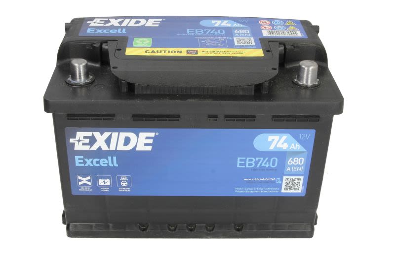 74Ah  (L-) do BMW, EB740, EXIDE w ofercie sklepu e-autoparts.pl 