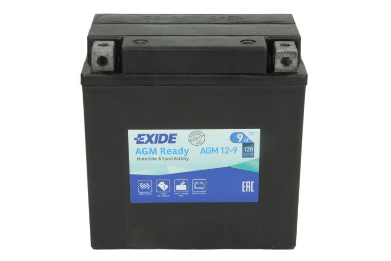 9Ah  (L+) do Hondy, AGM12-9, EXIDE w ofercie sklepu e-autoparts.pl 