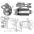 Włącznik elektromagnetyczny, rozrusznik do Nissana, 46180, MEAT&DORIA w ofercie sklepu e-autoparts.pl 