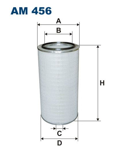 Filtr powietrza, AM 456, FILTRON WIX w ofercie sklepu e-autoparts.pl 