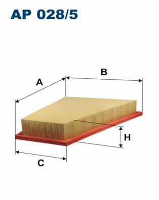 Filtr powietrza AP 028/5 FILTRON WIX