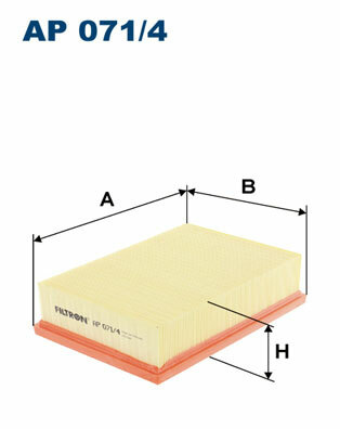 Filtr powietrza AP 071/4 FILTRON WIX