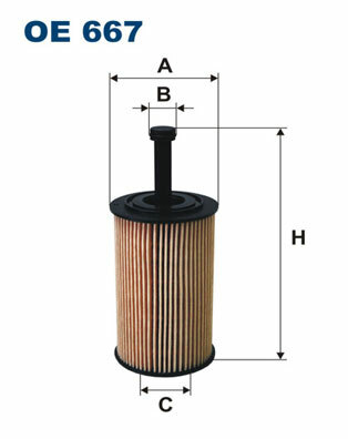 Filtr oleju OE 667 FILTRON WIX