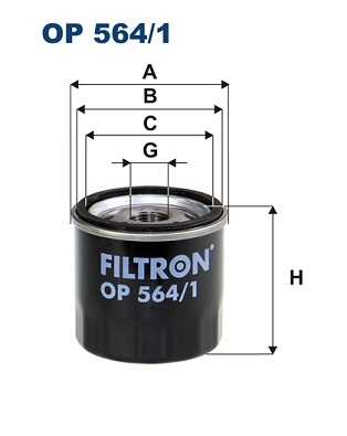 Filtr oleju OP 564/1 FILTRON WIX