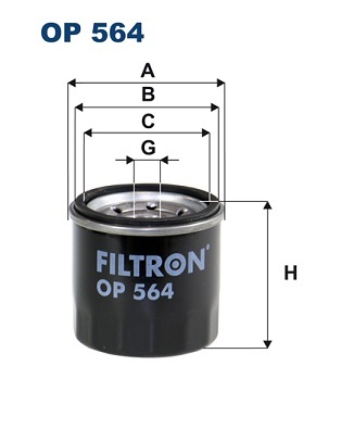 Filtr oleju OP 564 FILTRON WIX
