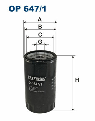 Filtr OP 647/1 FILTRON WIX