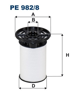 Filtr paliwa PE 982/8 FILTRON WIX