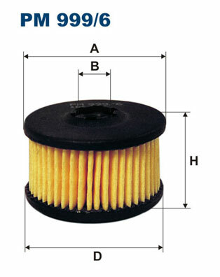 Filtr paliwa PM 999/6 FILTRON WIX