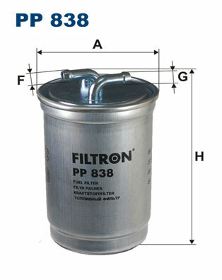 Filtr paliwa PP 838 FILTRON WIX
