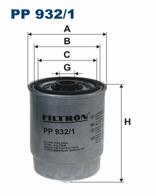 Filtr paliwa PP 932/1 FILTRON WIX