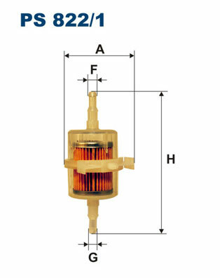 Filtr paliwa PS 822/1 FILTRON WIX