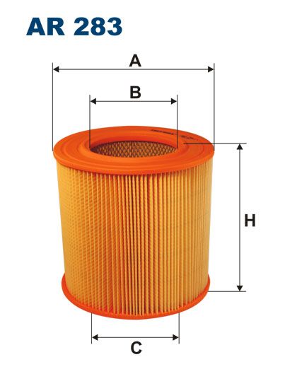 Filtr powietrza do Mazdy, AR 283, FILTRON WIX w ofercie sklepu e-autoparts.pl 