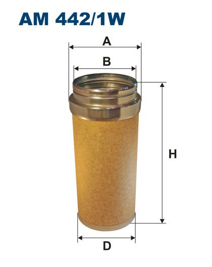 Filtr powietrza wtórnego, AM 442/1W, FILTRON WIX w ofercie sklepu e-autoparts.pl 