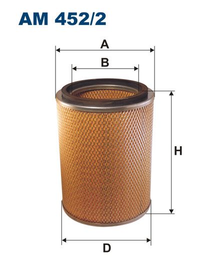 Filtr powietrza, AM 452/2, FILTRON WIX w ofercie sklepu e-autoparts.pl 