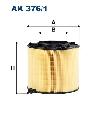Filtr powietrza do Audi, AK 376/1, FILTRON WIX w ofercie sklepu e-autoparts.pl 