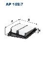 Filtr powietrzaAP 102/7, FILTRON WIX w ofercie sklepu e-autoparts.pl 