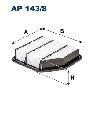 Filtr powietrza do Lexusa, AP 143/8, FILTRON WIX w ofercie sklepu e-autoparts.pl 