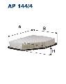 Filtr powietrza do Lexusa, AP 144/4, FILTRON WIX w ofercie sklepu e-autoparts.pl 