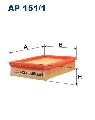 Filtr powietrza do Forda, AP 151/1, FILTRON WIX w ofercie sklepu e-autoparts.pl 