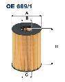 Filtr oleju do Mercedesa, OE 669/1, FILTRON WIX w ofercie sklepu e-autoparts.pl 