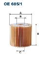 Filtr oleju do Lexusa, OE 685/1, FILTRON WIX w ofercie sklepu e-autoparts.pl 