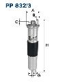 Filtr paliwa do BMW, PP 832/3, FILTRON WIX w ofercie sklepu e-autoparts.pl 