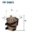 Filtr paliwa do Renault, PP 980/6, FILTRON WIX w ofercie sklepu e-autoparts.pl 