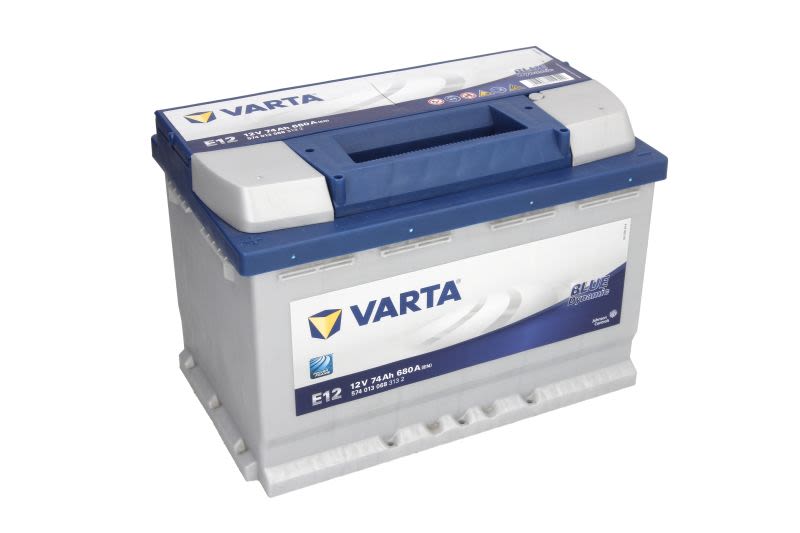 Akumulator, BLUE dynamic 74Ah 680A (L+) do Fiata, 5740130683132, VARTA w ofercie sklepu e-autoparts.pl 